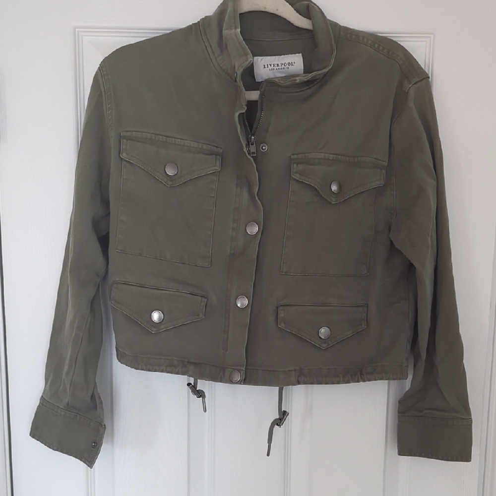 Liverpool Olive Utility Jacket - Women's